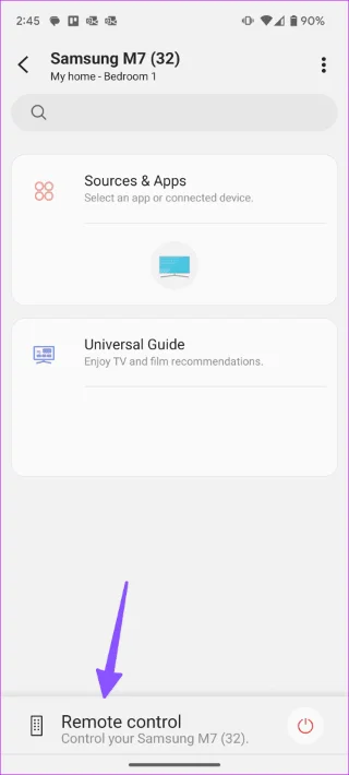 Hoe Samsung Smart TV te bedienen met Android of iPhone