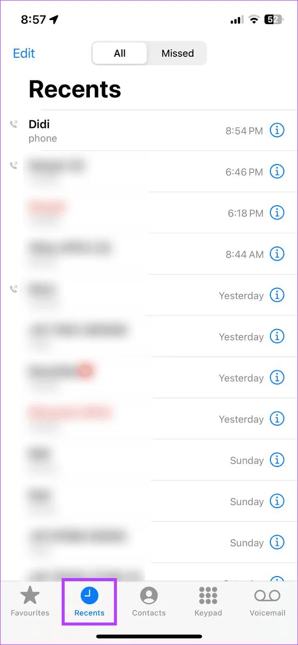 Hoe u de oproepgeschiedenis op de iPhone kunt bekijken en verwijderen