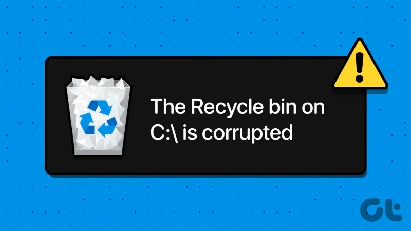 6 formas de corregir el error dañado de la papelera de reciclaje en Windows 11
