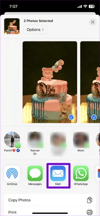 Hoe u afbeeldingen per e-mail of sms kunt verzenden op Android of iPhone