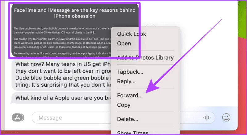 3 formas de enviarte mensajes de texto en iMessage