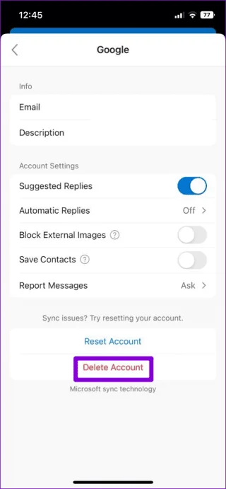 Top 10 manieren om de Outlook-app te repareren die geen e-mails synchroniseert op Android en iPhone