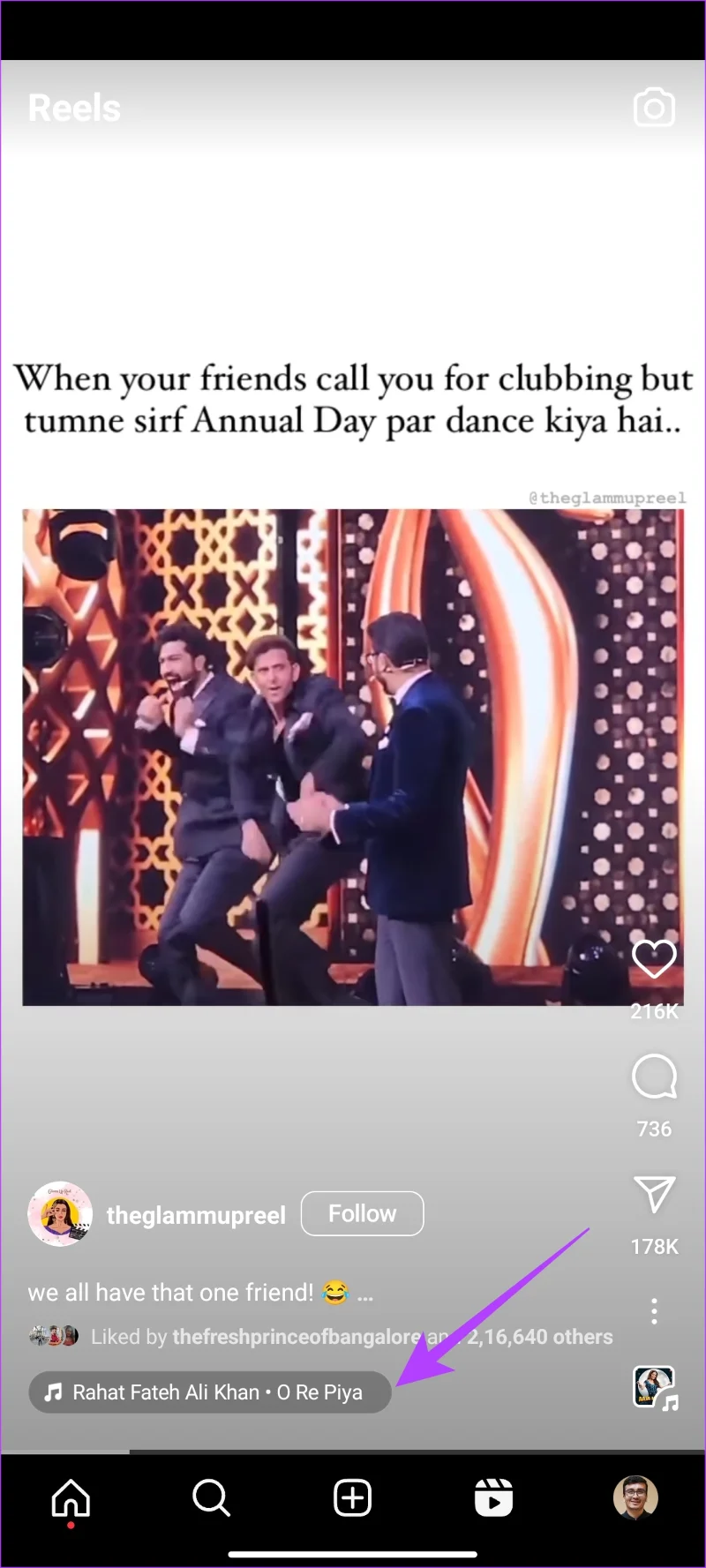 Hoe je (Shazam)-nummers kunt identificeren die op Instagram-rollen worden afgespeeld