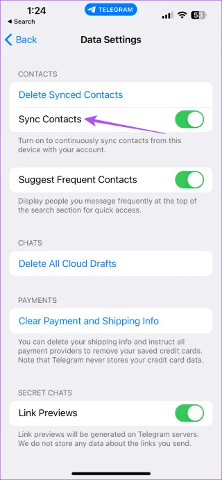 6 beste oplossingen voor het niet synchroniseren van contacten door Telegram op iPhone en Android