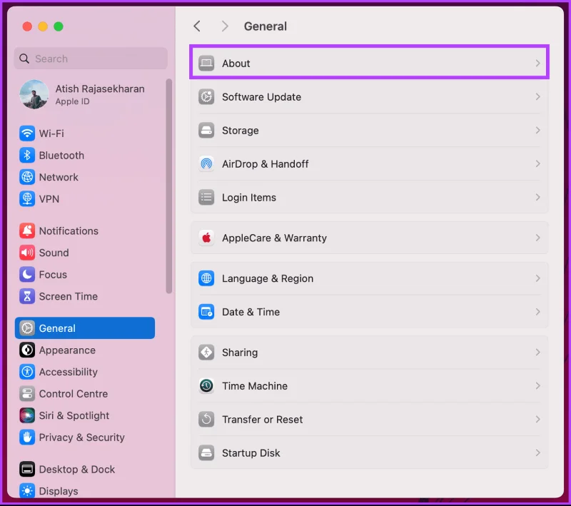 Come leggere e condividere il report di sistema su MacBook