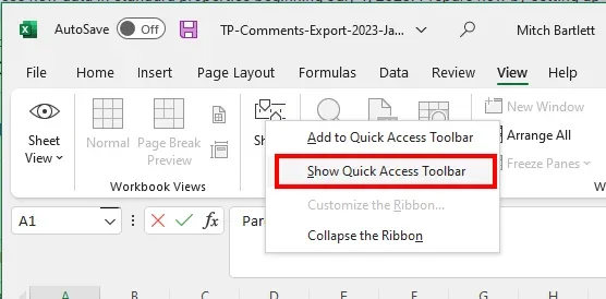 Schakel de “E-mail” optie in Excel & Word 365 in