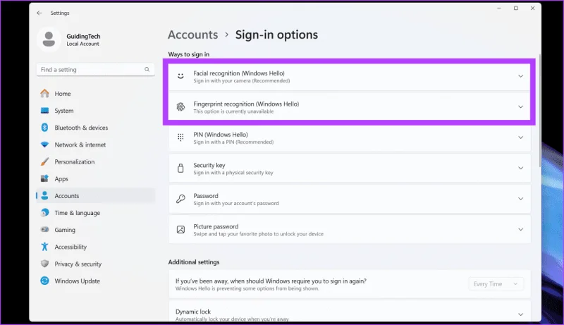 Cómo configurar y usar Windows Hello en Windows 10 y 11