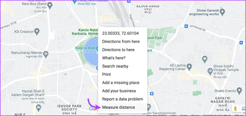 Come trovare il punto a metà strada su Google Maps
