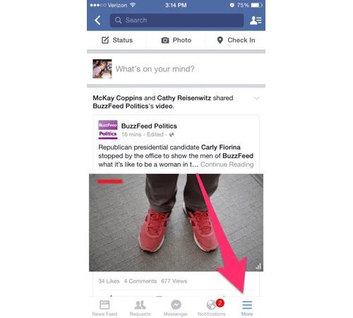 Cara Mendeklarasikan Umpan Berita Facebook Anda