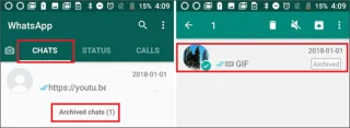 Où trouver des discussions archivées sur Facebook et WhatsApp