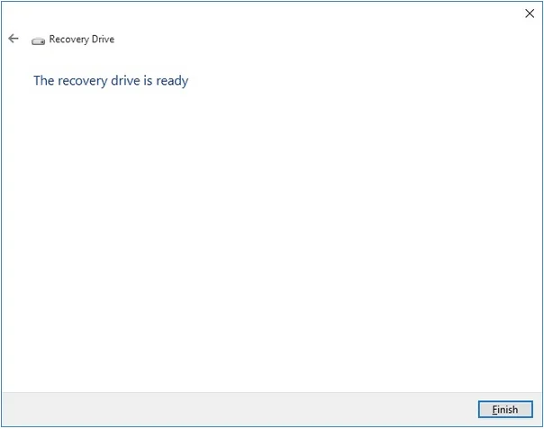 Cómo crear un disco de recuperación de Windows 10