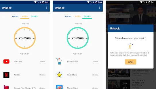 5 aplicaciones gratuitas de Android que te recuerdan que debes tomarte un descanso de la pantalla del móvil