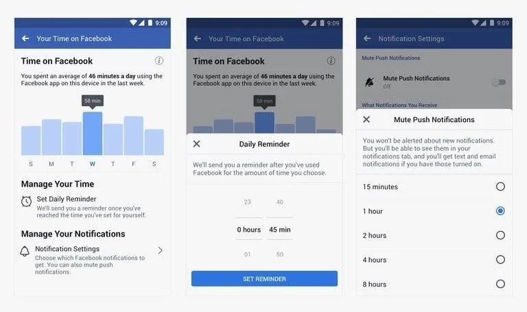 Cómo comprobar el tiempo dedicado a Facebook e Instagram