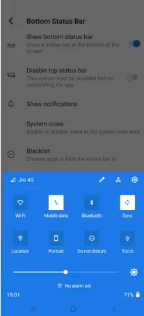 Android Durum Çubuğunu ve Bildirimler çubuğunu Manuel Olarak Özelleştirme