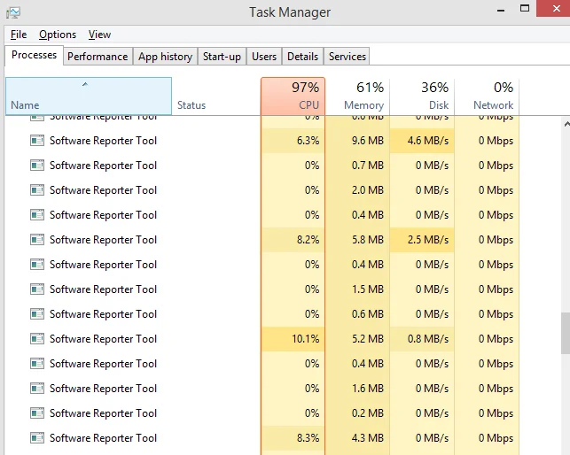 ¿Cómo deshabilitar la herramienta Reporter de software de Google Chrome?