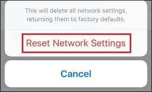 Confirmare resetare