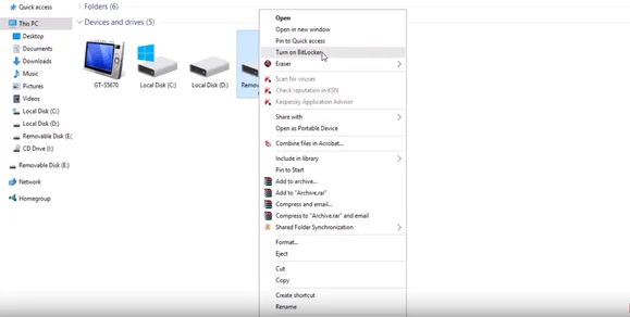 Cum să vă protejați unitatea stilou USB cu parolă