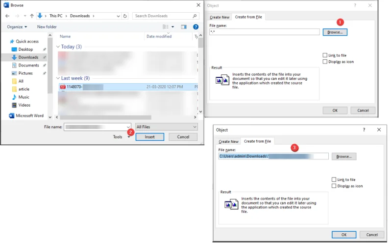 Comment insérer un PDF dans Word, Excel, Google Doc & Intégrer un PDF en HTML
