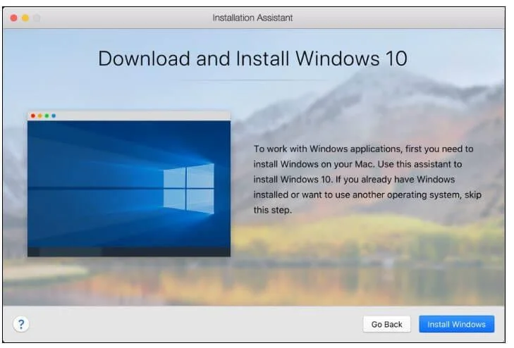 Cómo ejecutar Windows en Mac