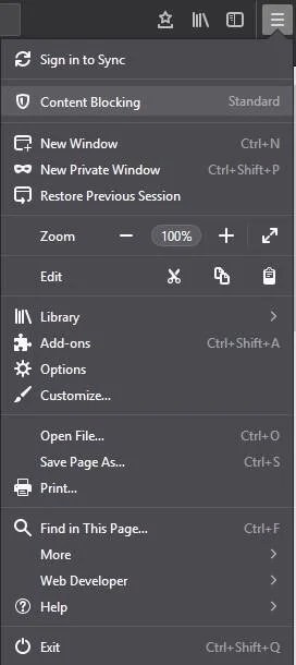 Langkah Untuk Memblokir Pelacak Dengan Firefox