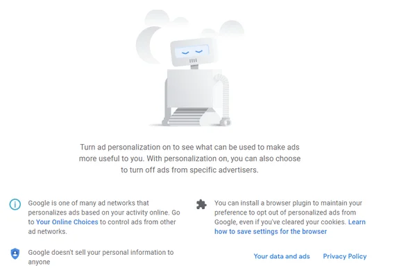Cara Menghentikan Iklan yang Dipersonalisasi Di Google Dan Youtube