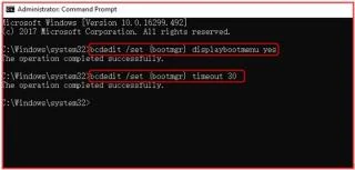 วิธีเปิด/ปิดการใช้งาน Windows Boot Manager [windows 10]