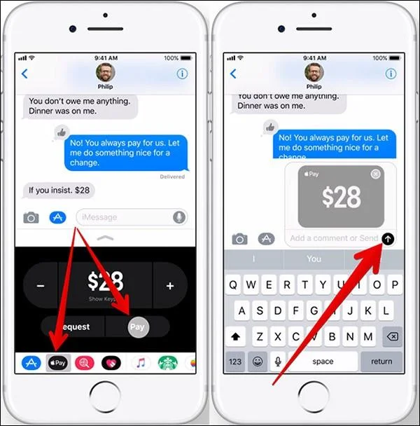 iMessageがApplePay Cashを取得：iOS11で送金と受け取り