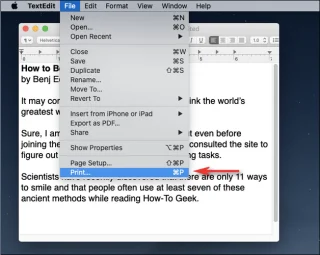 Как распечатать в PDF на macOS