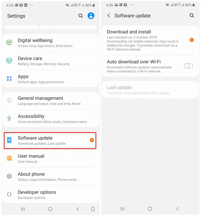 Nu se poate actualiza la Android 10?  Iata de ce