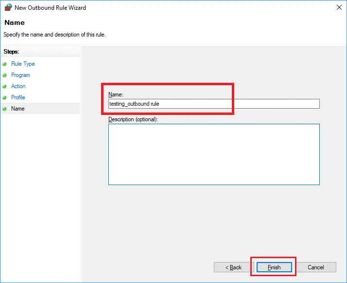 Блокировать доступ в Интернет для программы в Windows 10