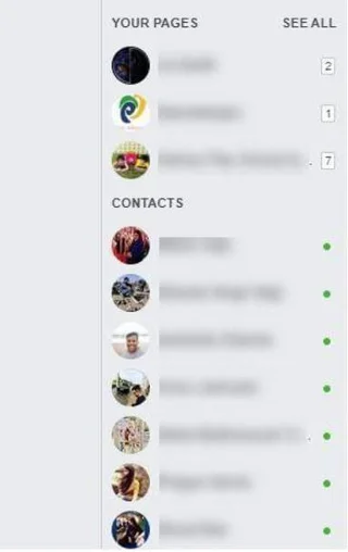 วิธีโบกมือบน Facebook Messenger, แอพ Facebook & เว็บไซต์