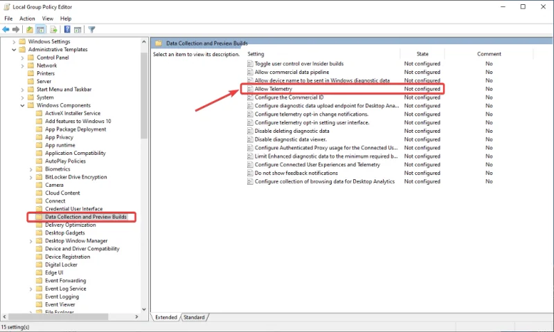 Cum se dezactivează telemetria de compatibilitate Microsoft pe Windows 10?