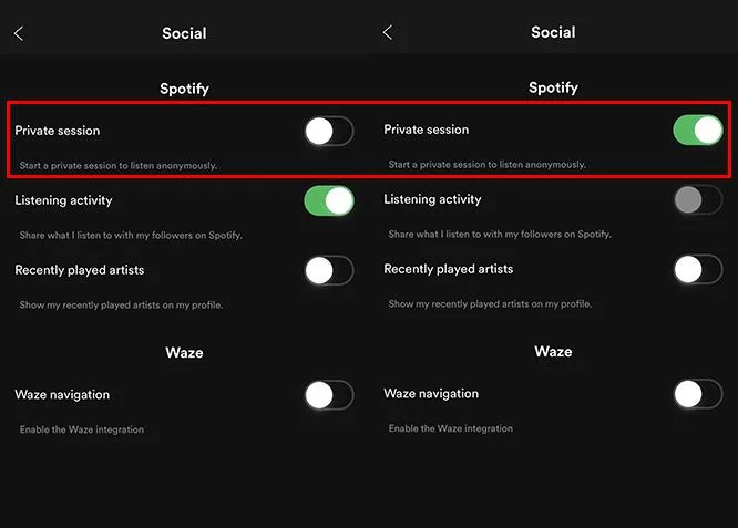 Spotify Uyku Zamanlayıcısı ve Özel Oturum Özelliğinin Keyfini Çıkarma