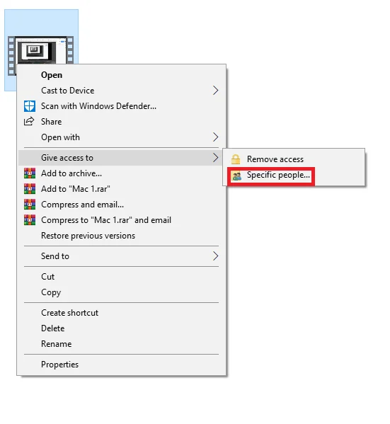 Pasos para ver carpetas y archivos compartidos en Windows 10
