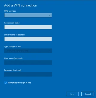 Cách thiết lập Vpn trên Windows 10