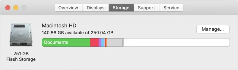 Cómo ver lo que está ocupando espacio en Mac