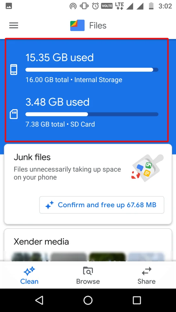 Cum să transferați fișiere din stocarea internă pe cardul SD pe Android