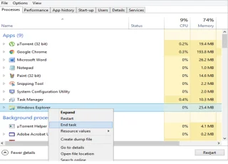 Как устранить сообщение об ошибке «Не удалось найти этот элемент» в Windows 10?