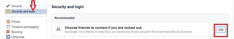เข้าถึงบัญชี Facebook อีกครั้งด้วยผู้ติดต่อที่เชื่อถือได้