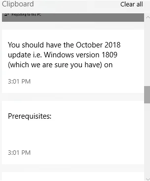Windows 10 Aygıtlarında Kopyala-Yapıştır için Pano Nasıl Kullanılır
