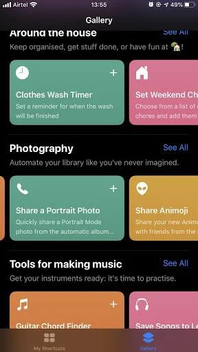 AppleはiOS13アップデートでSiriショートカットに新しい見方をしています