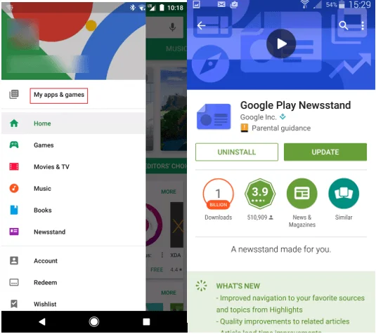 Diferentes formas de desinstalar aplicaciones de Android
