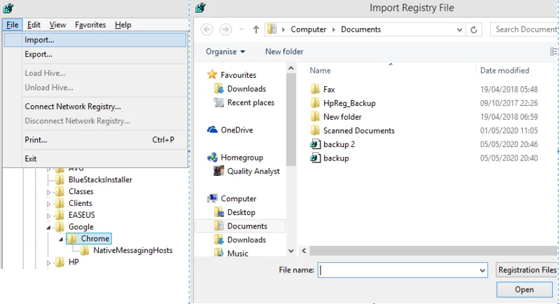 ¿Cómo hacer una copia de seguridad, restaurar y editar archivos usando el Editor del registro de Windows 10?