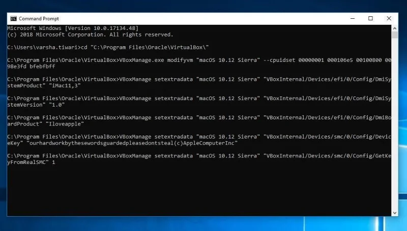 VirtualBox'ta Windows 10'a MacOS Nasıl Kurulur