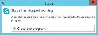 Исправлено: Skype продолжает вылетать в Windows 10.