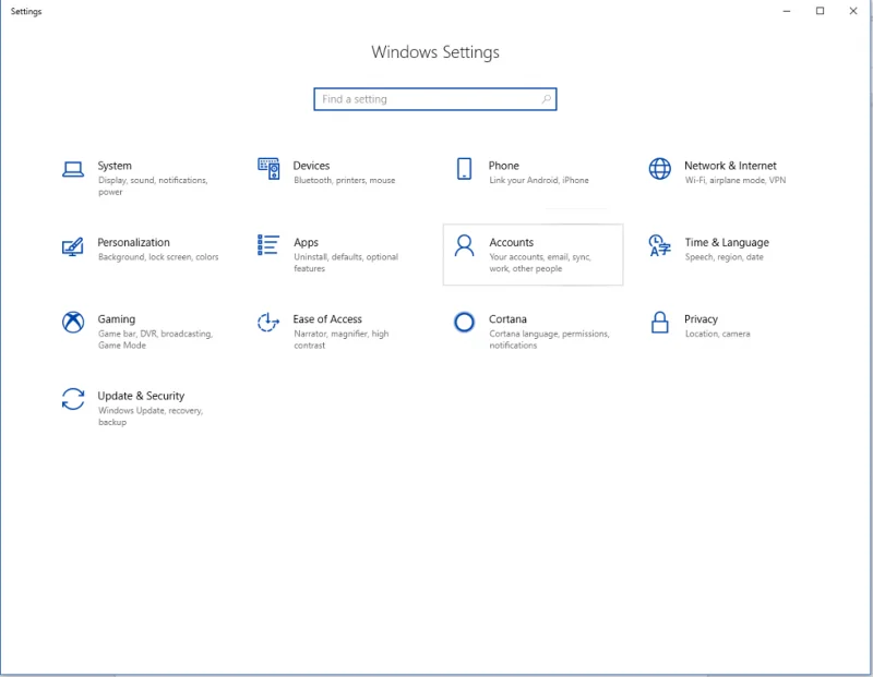 Cómo cambiar el tipo de cuenta de usuario en Windows 10