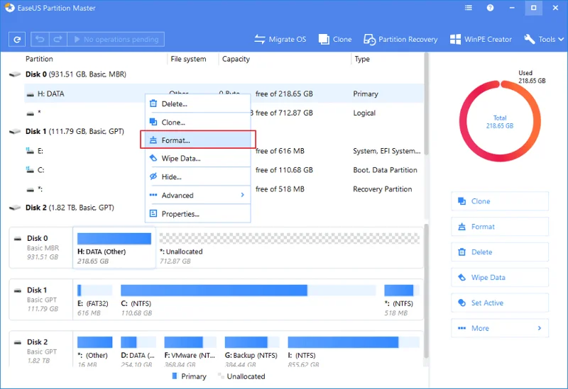 Veri Kaybetmeden RAW'ı NTFS'ye Dönüştürme