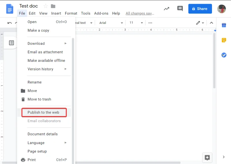 Cum să partajați documente, foi de calcul și diapozitive Google pe web
