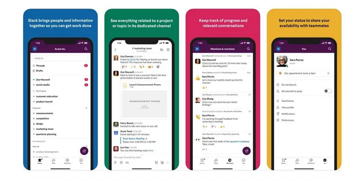 La versione Slack 20.05.10 per iPhone ottiene un importante aggiornamento di riprogettazione con l'interfaccia utente della barra inferiore e altro