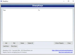 Как использовать SharpKeys в Windows 10 для переназначения клавиатуры?